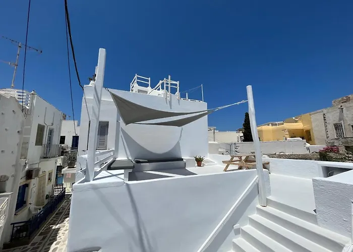 Cycladic Rooftop House In The Heart Of Parikia *