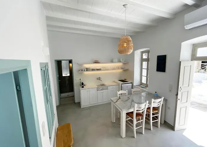 Cycladic Rooftop House In The Heart Of Parikia Semesterbostad Páros